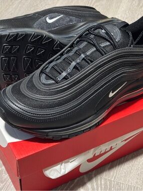 Nike Black Air Max 97 Low-Top Sneakers